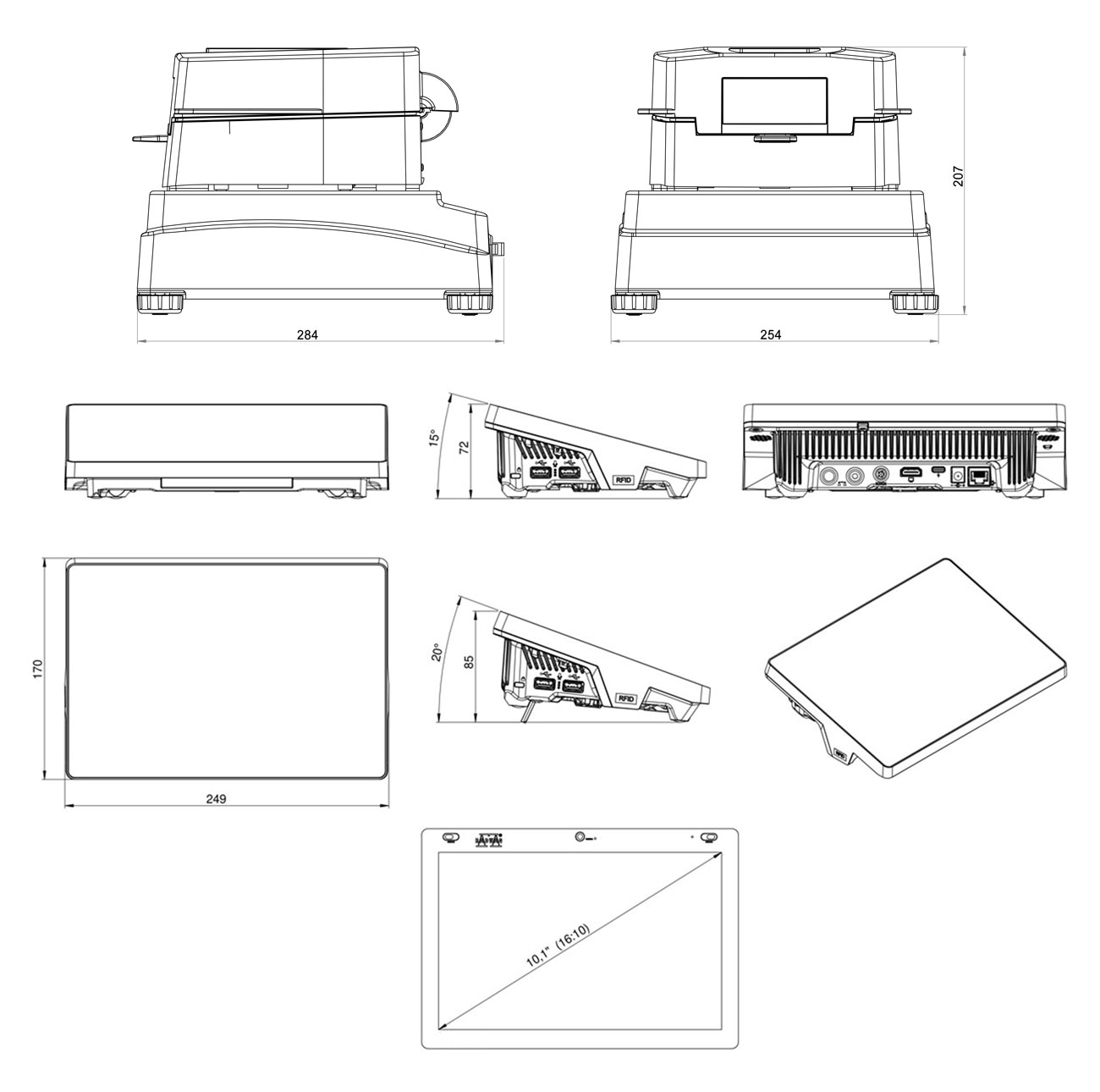 Feuchtebestimmer MA 110.5Y.IC