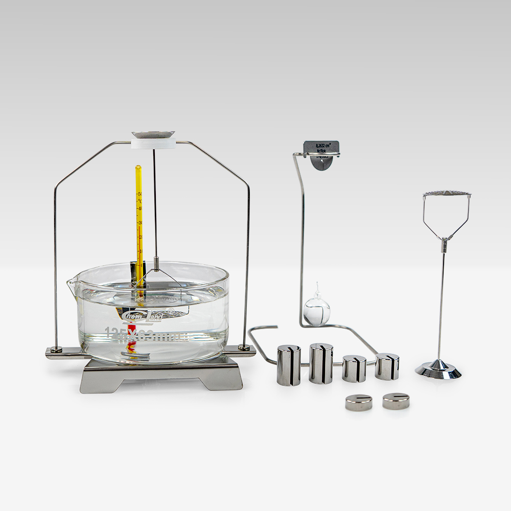 KIT 85 - Set zur Dichtebestimmung von Feststoffen und Flüssigkeiten