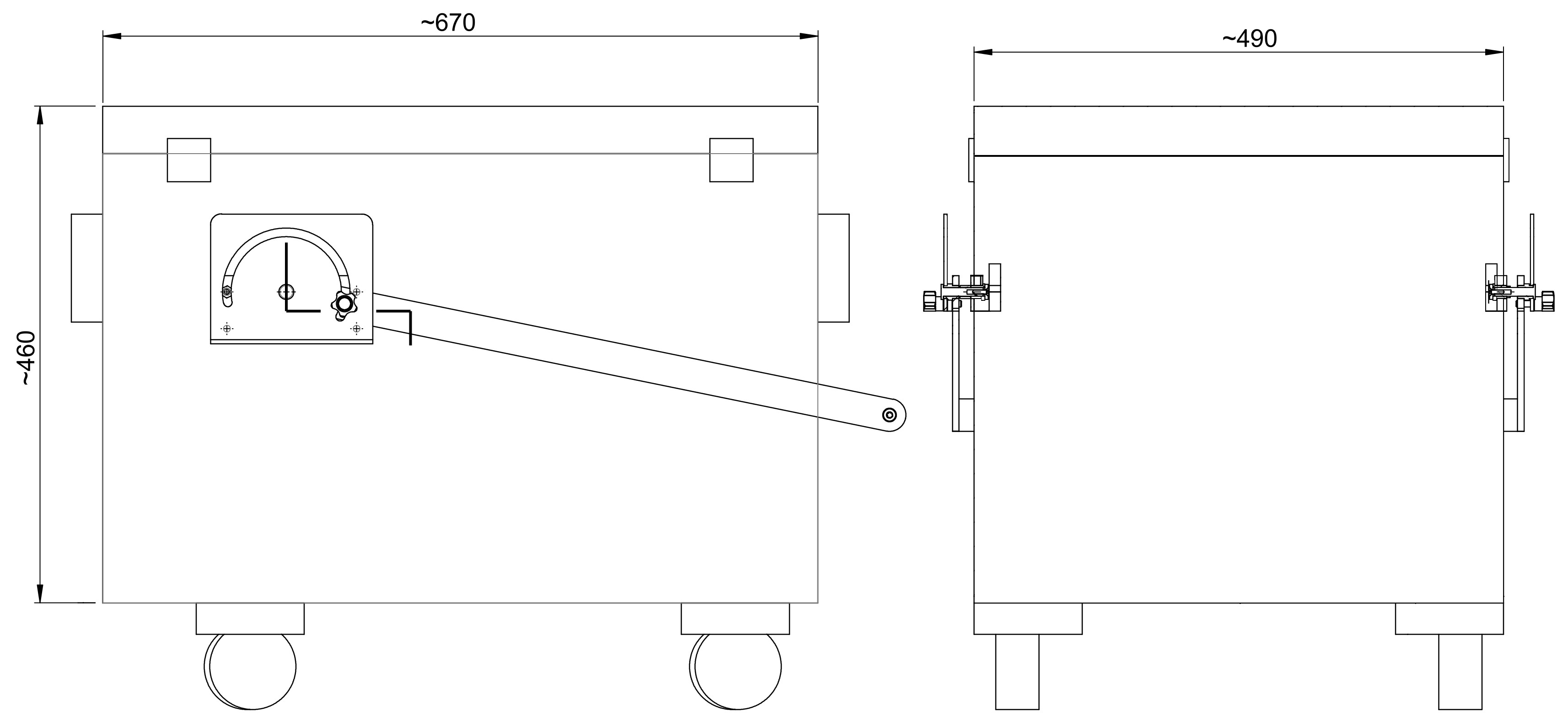 Koffer für AP-12.5Y, AP-12.1.5Y Waage