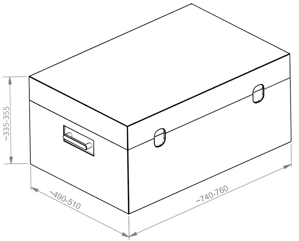 Koffer für MYA.5Y, UYA.5Y Waage