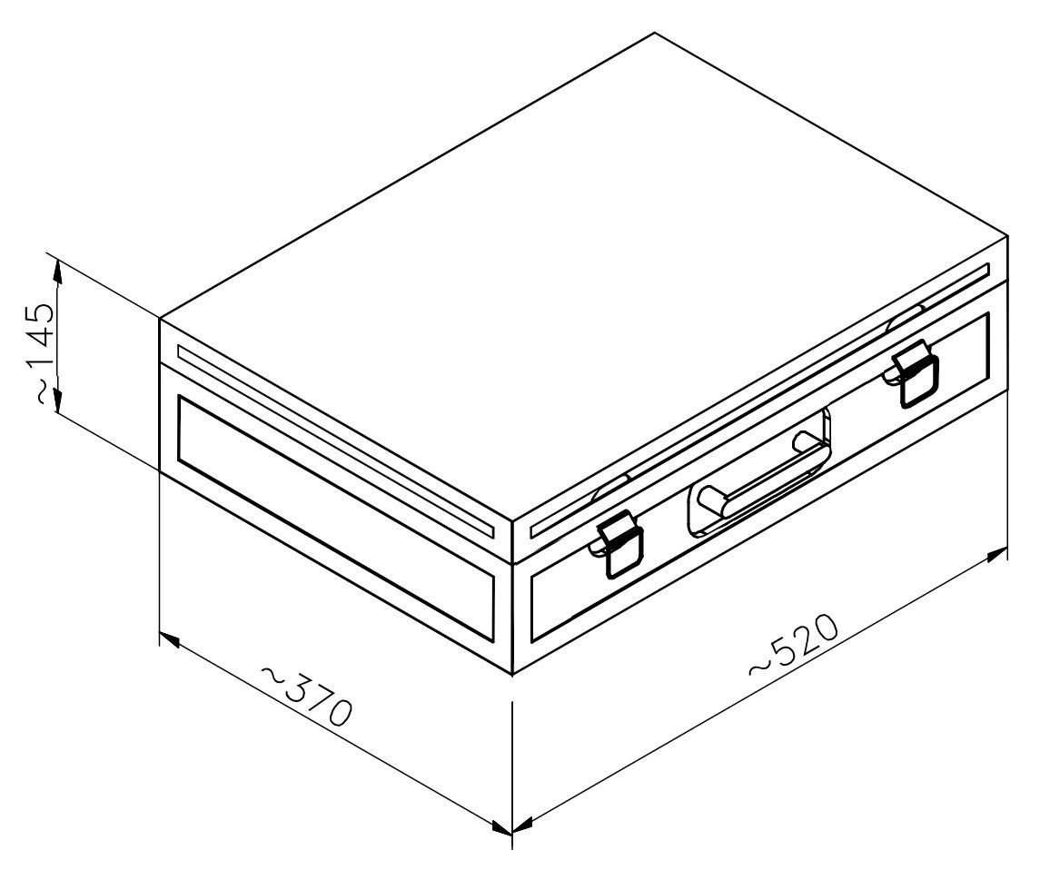 Koffer für PS, WLC-Waagen ((X7, A1 und A2)