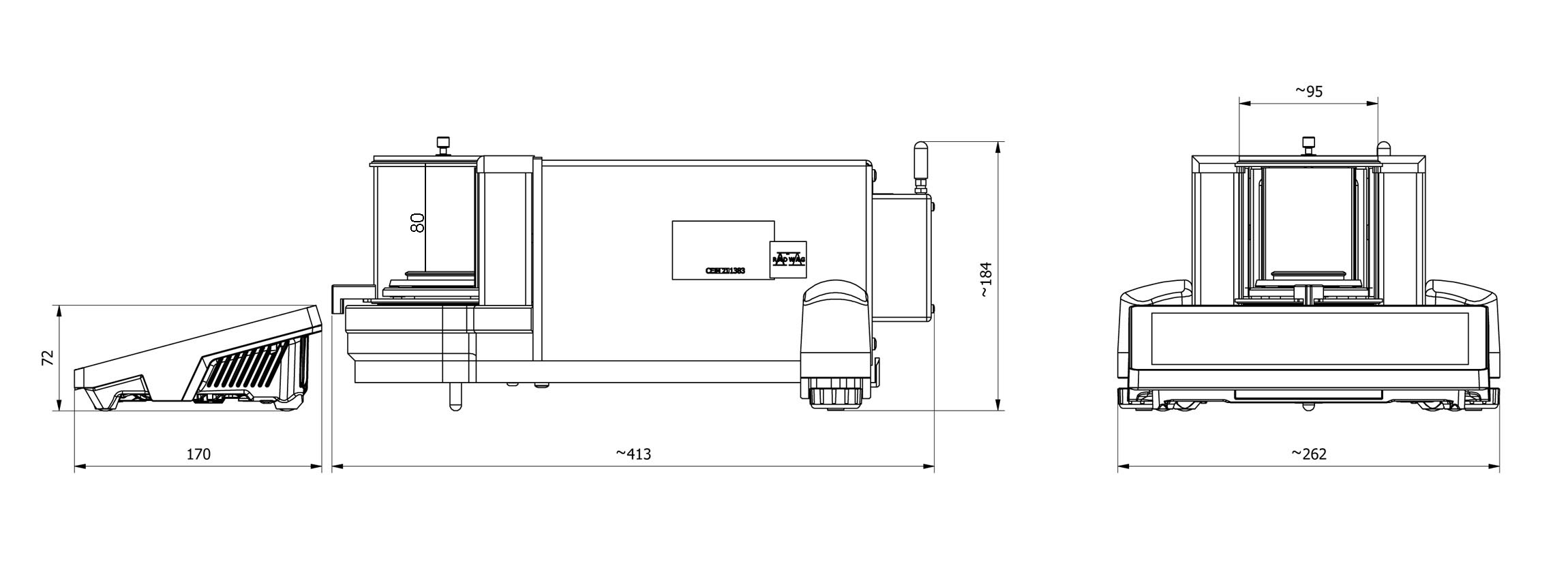 Mikrowaage MYA 21.5Y.P