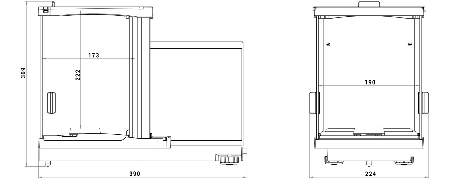 Mikrowaage XA 6.5Y.M