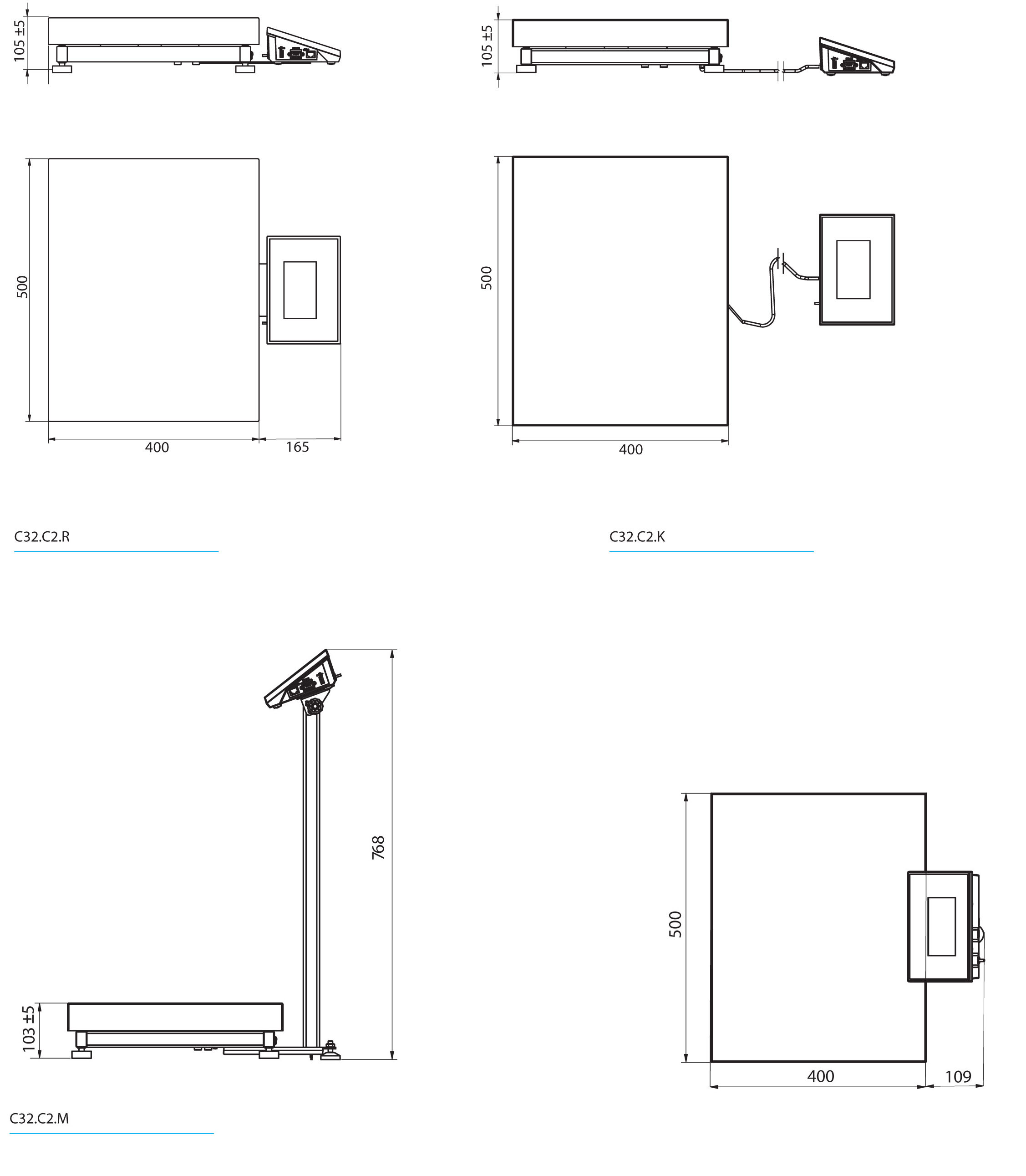 Multifunktionswaage C32.15.C2.R