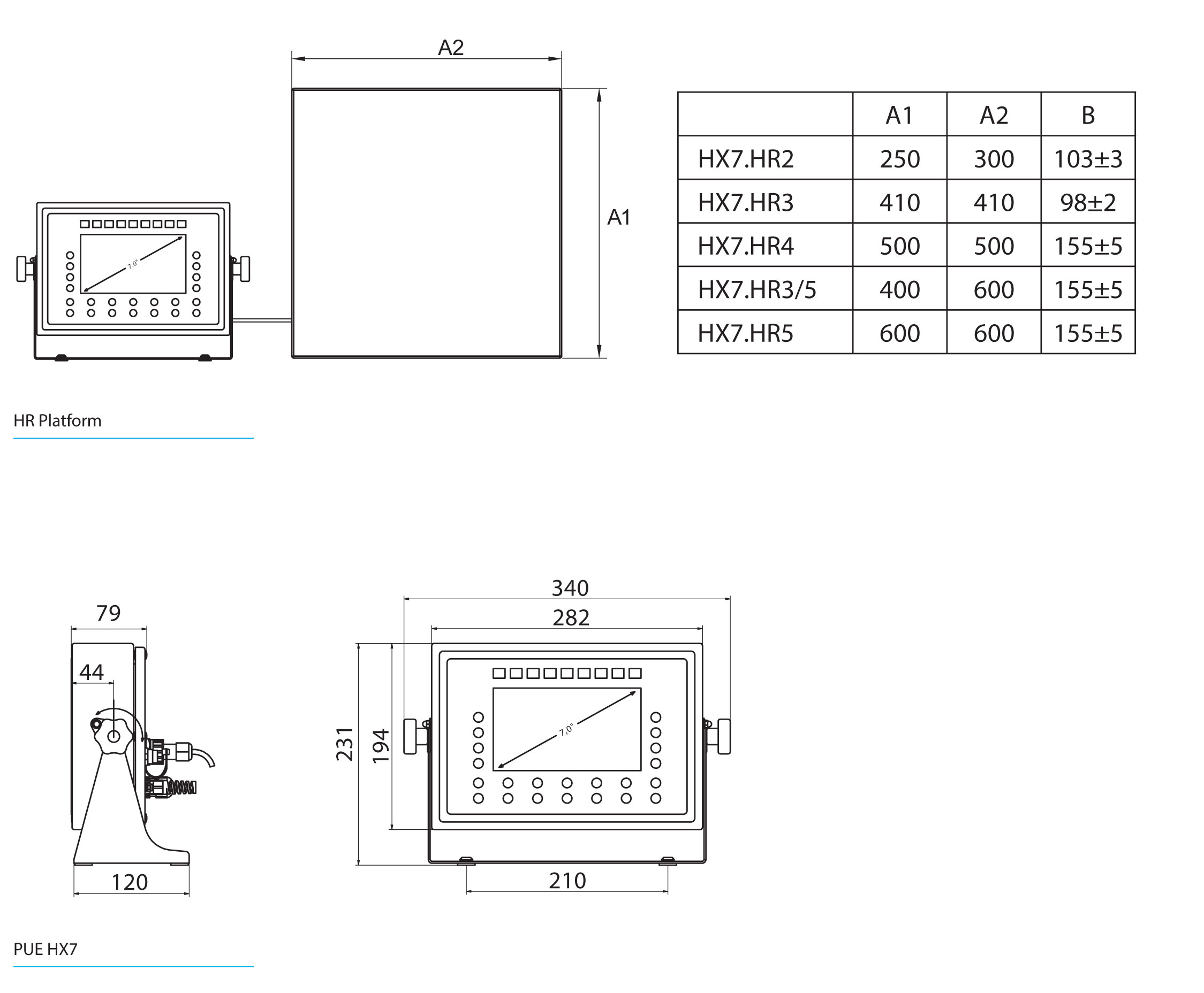Multifunktionswaage HX7.30.HR3