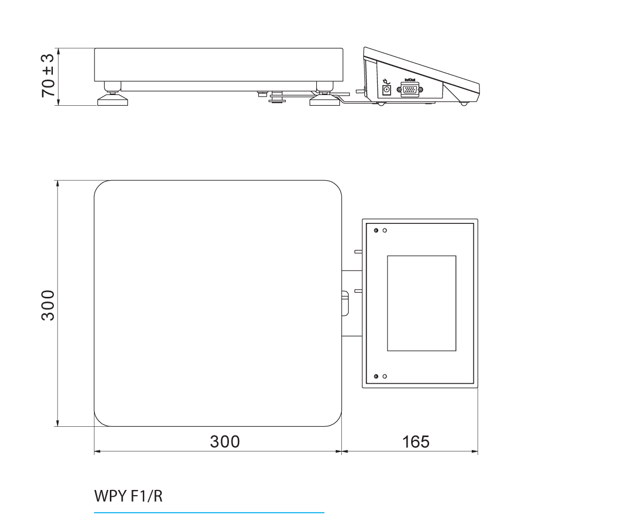 Multifunktionswaage WPY 3/F1/R