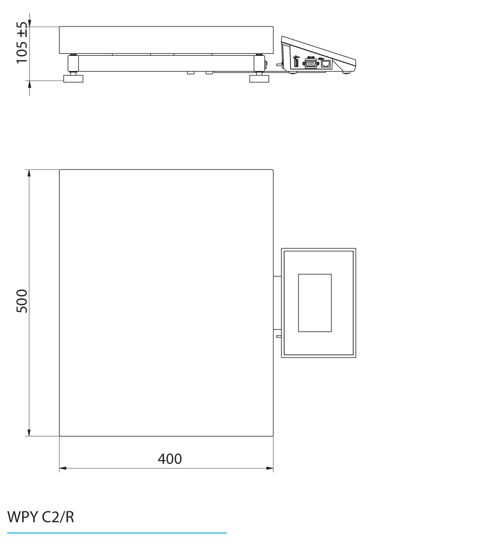 Multifunktionswaage WPY 30/C2/R