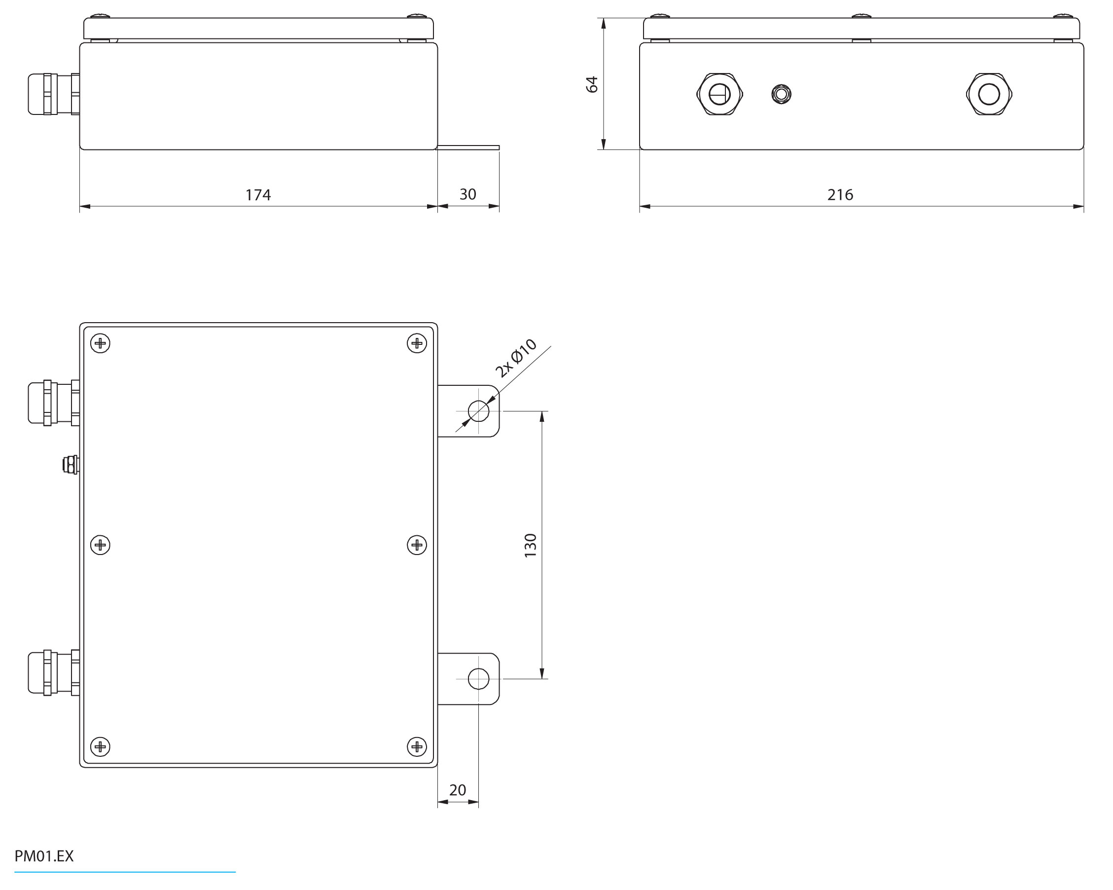 PM01.EX-1- eigensicheres Netzteil für EX-Waage