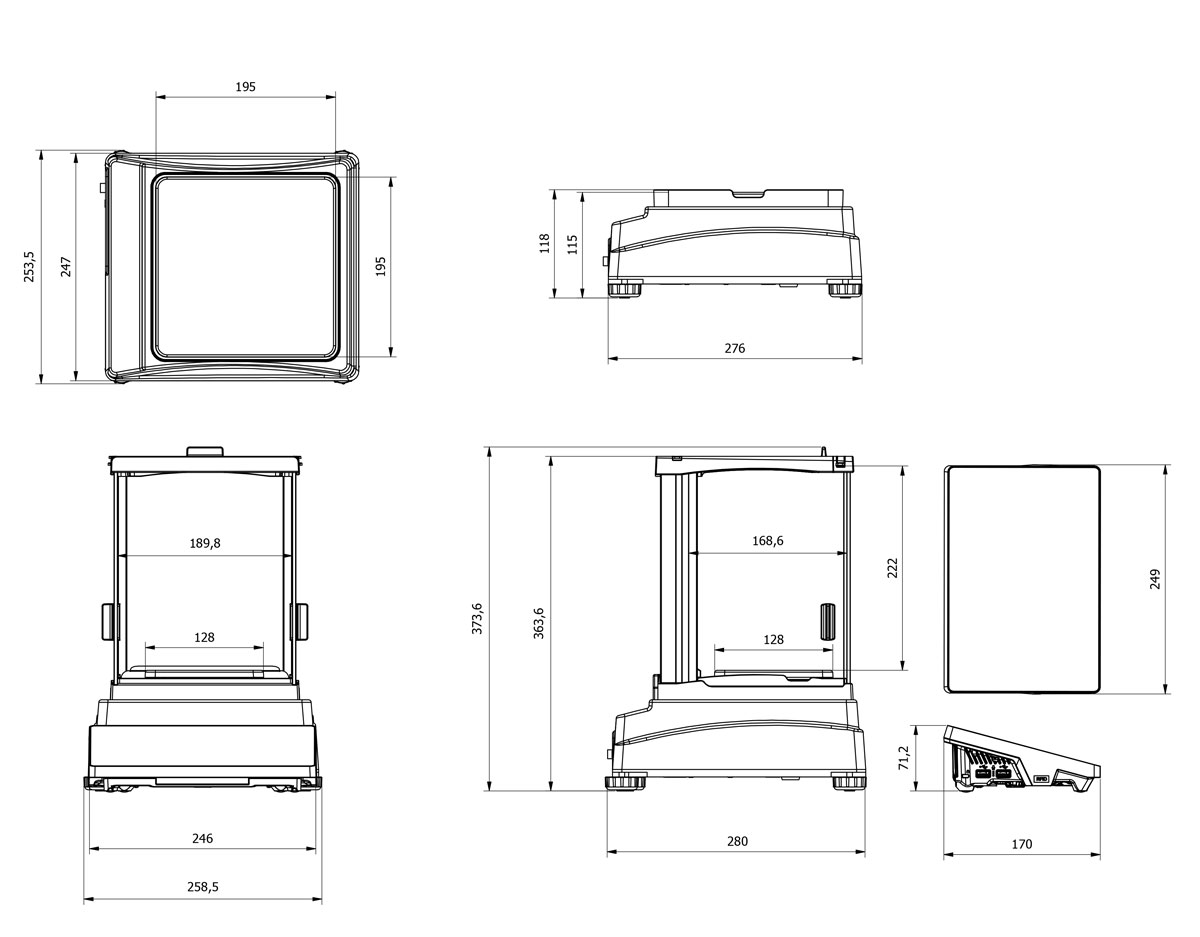 Präzisionswaage PS 210.5Y