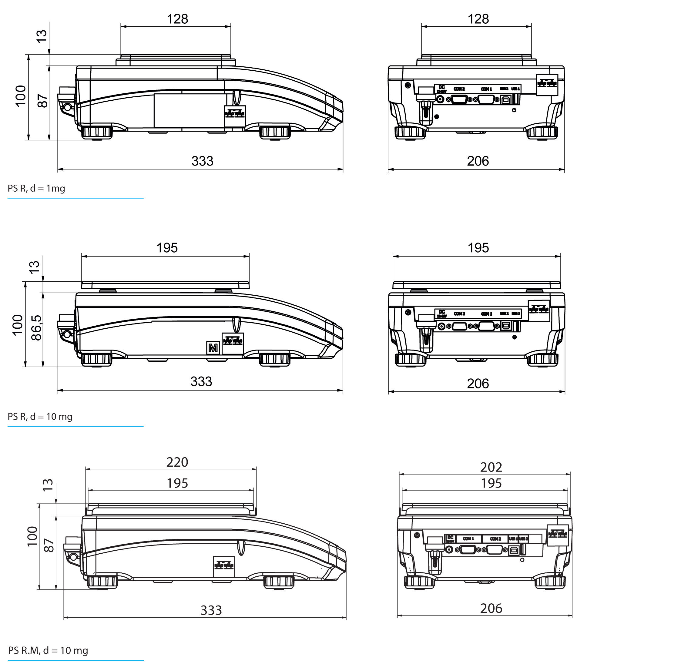 Präzisionswaage PS 360.R1