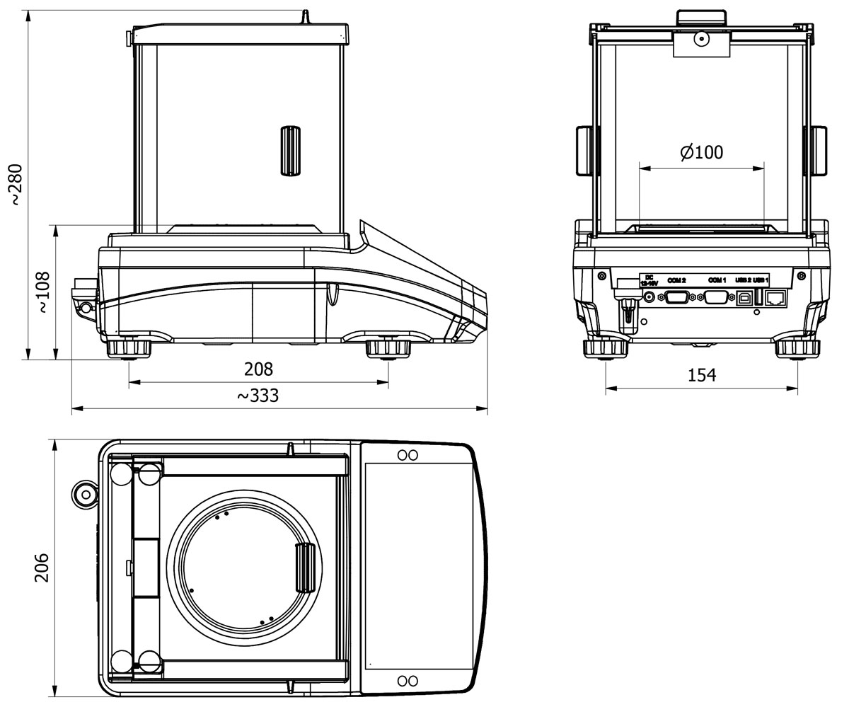 Präzisionswaage WLC 0.2.X7