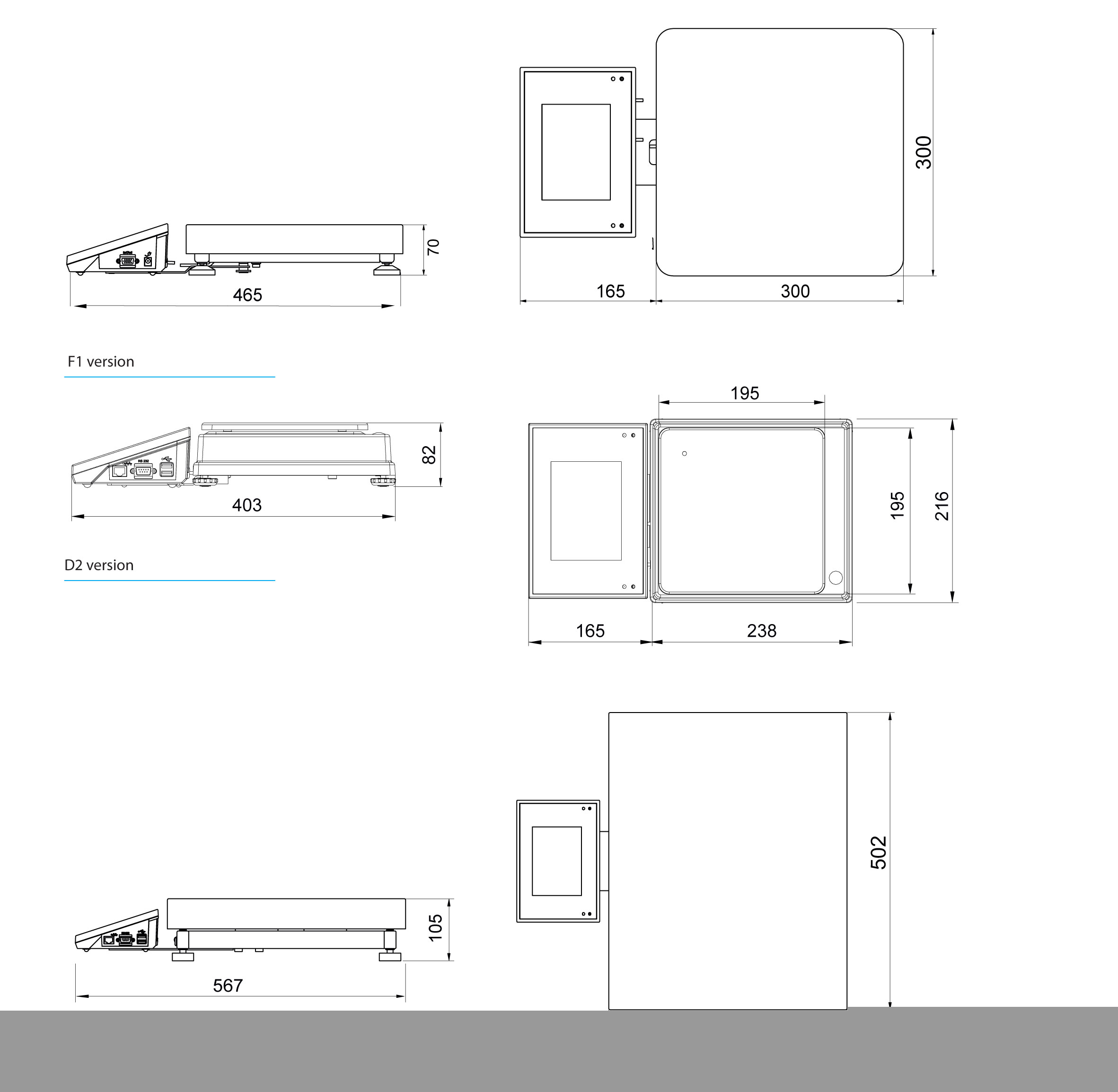 Präzisionswaage WLY 120/C2/R