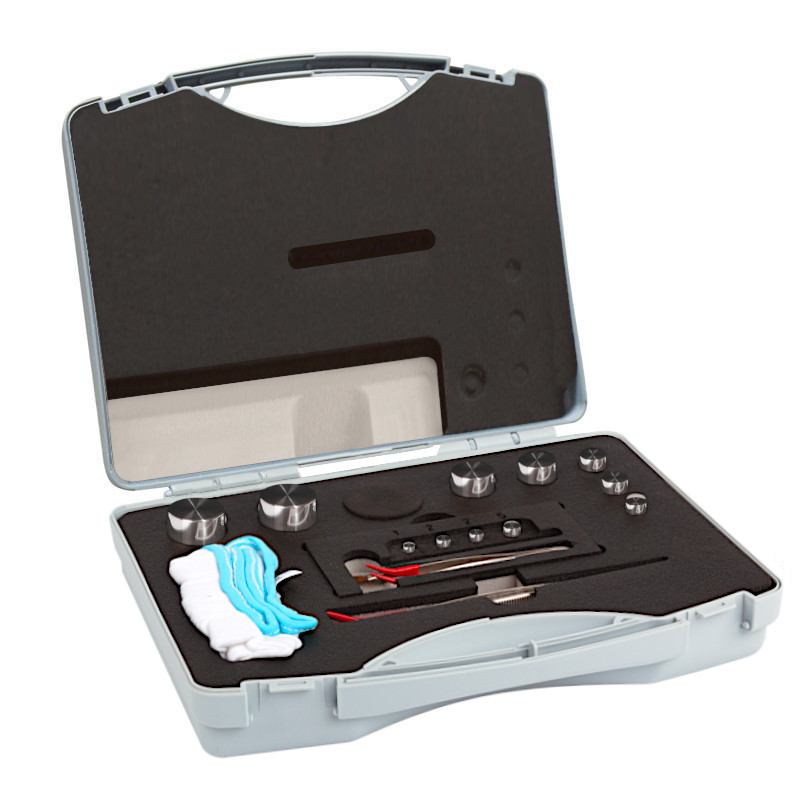 Prüfgewichte der E2 Klasse -  Zylindergewichte, Satz (1 g - 100 g), Kunststoff-Etui