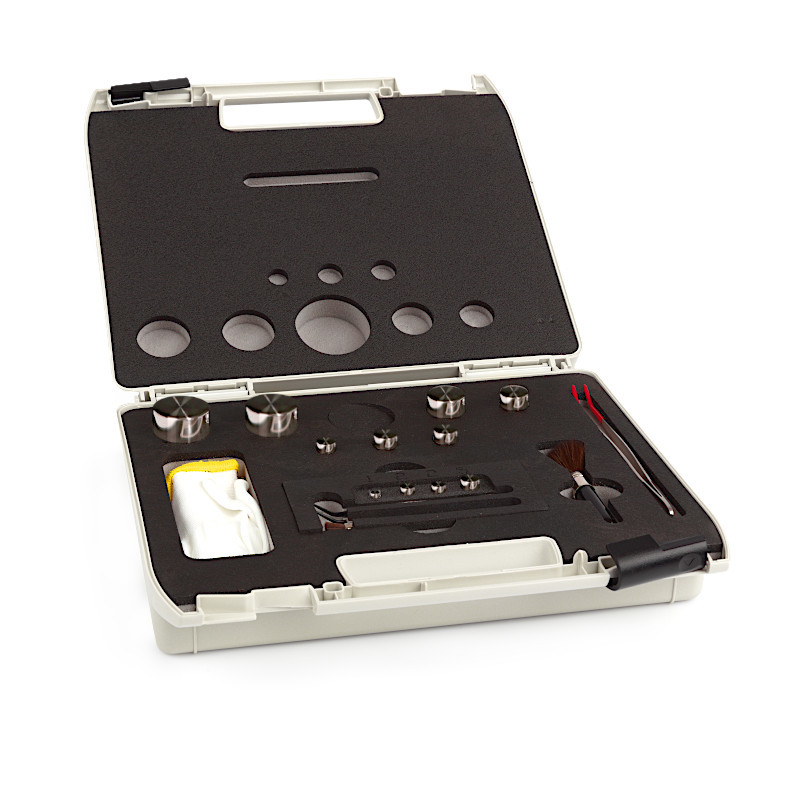 Prüfgewichte der E2 Klasse -  Zylindergewichte, Satz (1 g - 2 kg), Kunststoff-Etui