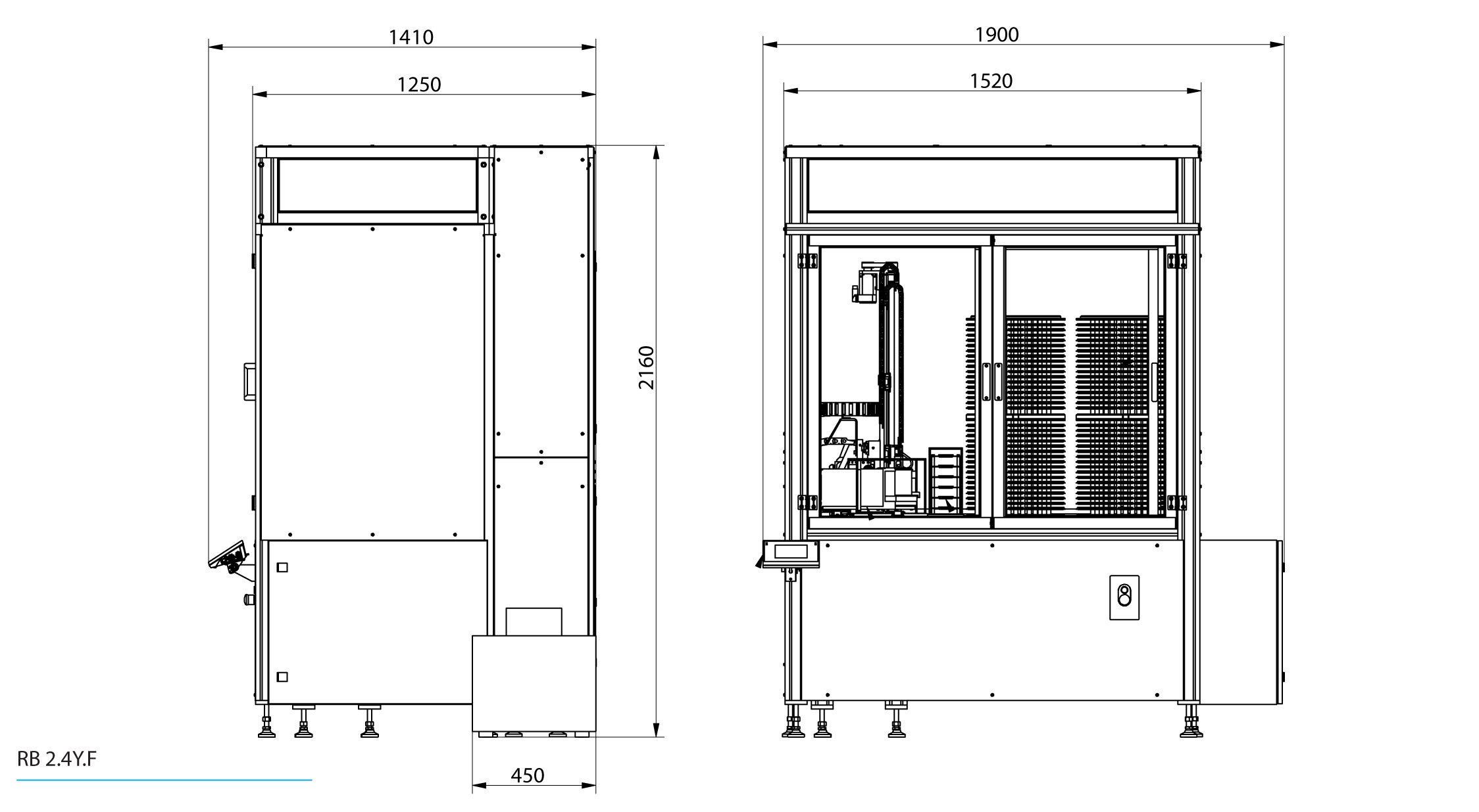 RB 2.1.5Y.F Roboter-Wägesystem