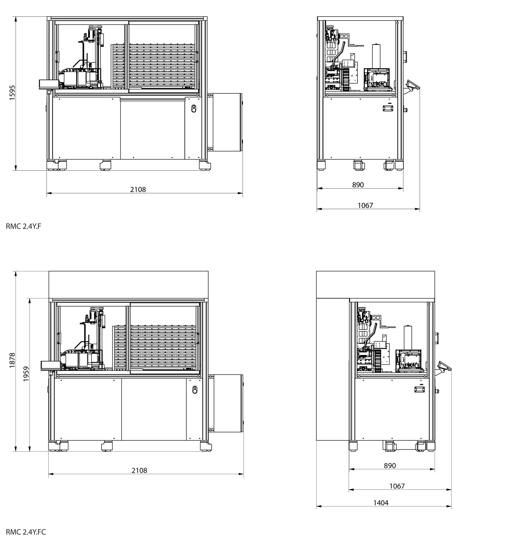RMC 2.5Y.F Roboter-Wägesystem