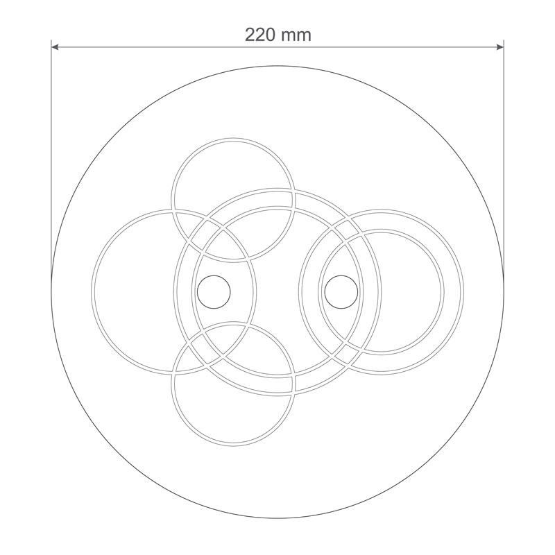 Selbstzentrierende Waagschale für den Komparator APP 10.5Y.KO