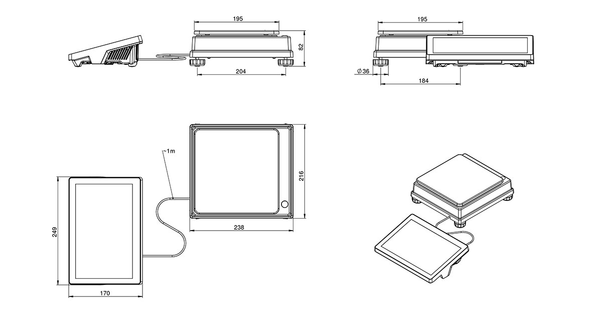 Waage CY10.0,6/1,5.D2.K.M3.FPVO