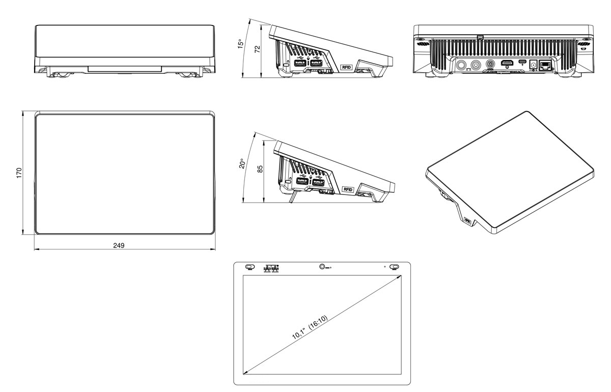 Wägeterminal PUE CY10