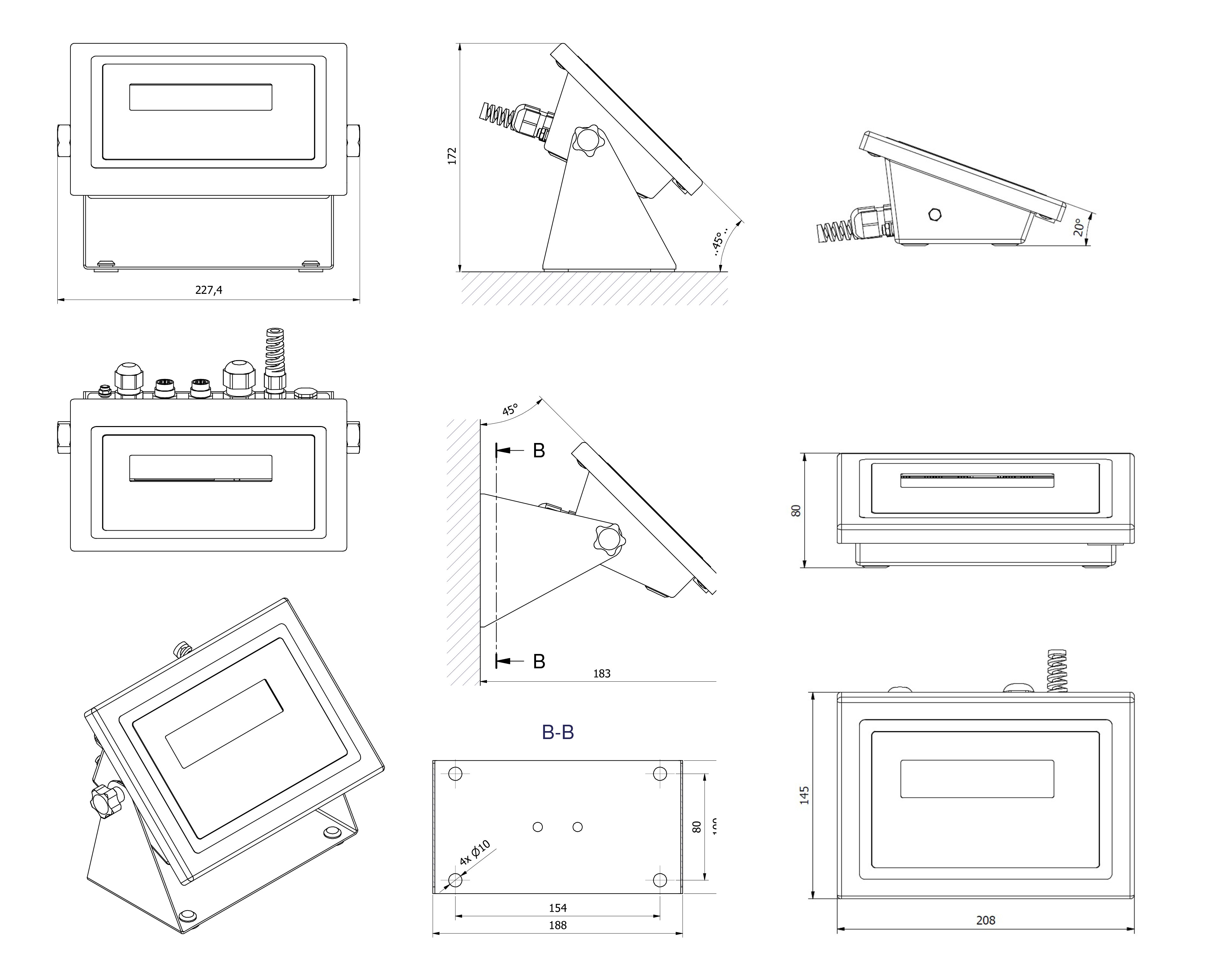 Wägeterminal PUE H315