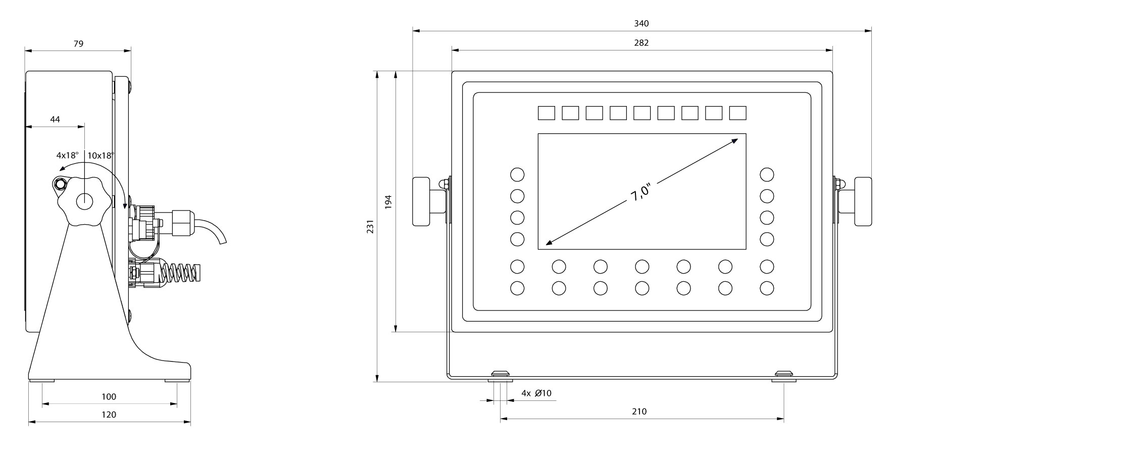 Wägeterminal PUE HX7