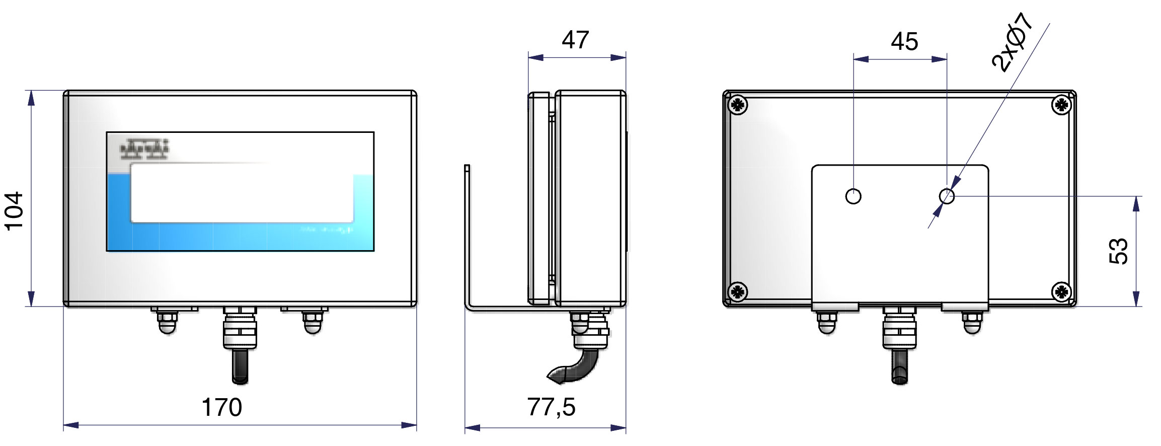 Zusatzdisplay WD-4/6